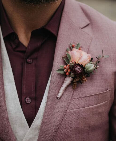 Boutonniere - Panthers Menswear