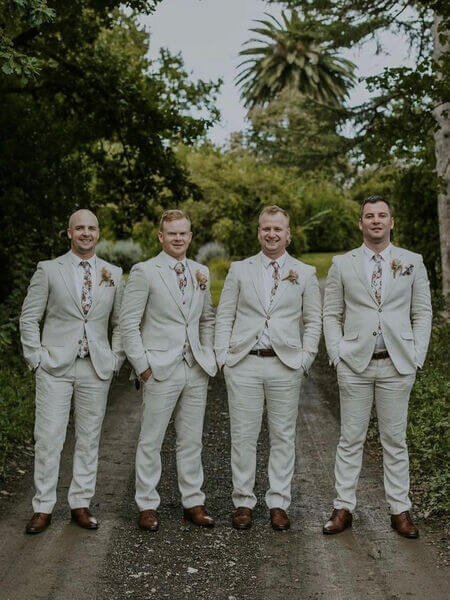 Linen Looks Panthers Wedding Suits - Panthers Menswear