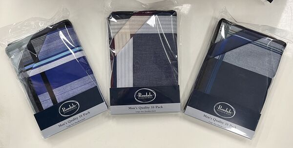 Rosedale Mens Handkerchiefs - Panthers Menswear