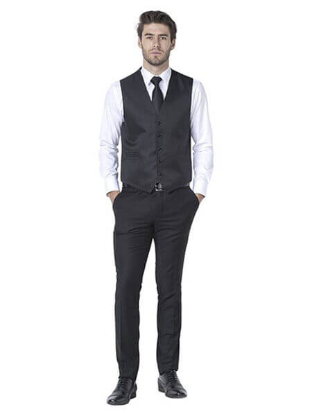 Vest Breeze Black - Panthers Menswear