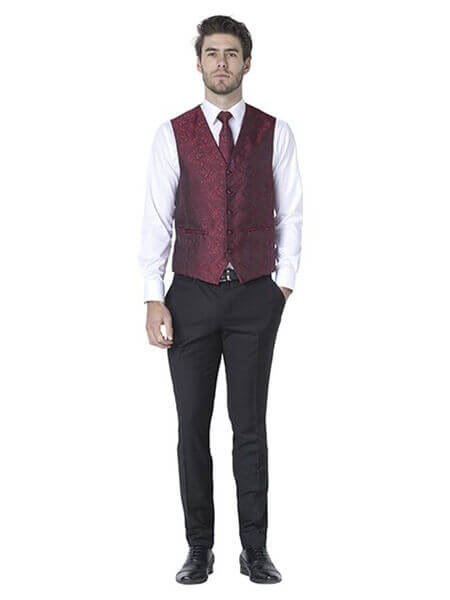 Vest Umbria - Red - Panthers Menswear