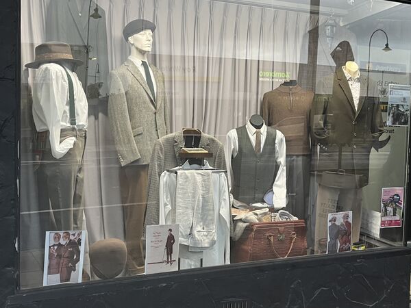 Window Display - Panthers Menswear